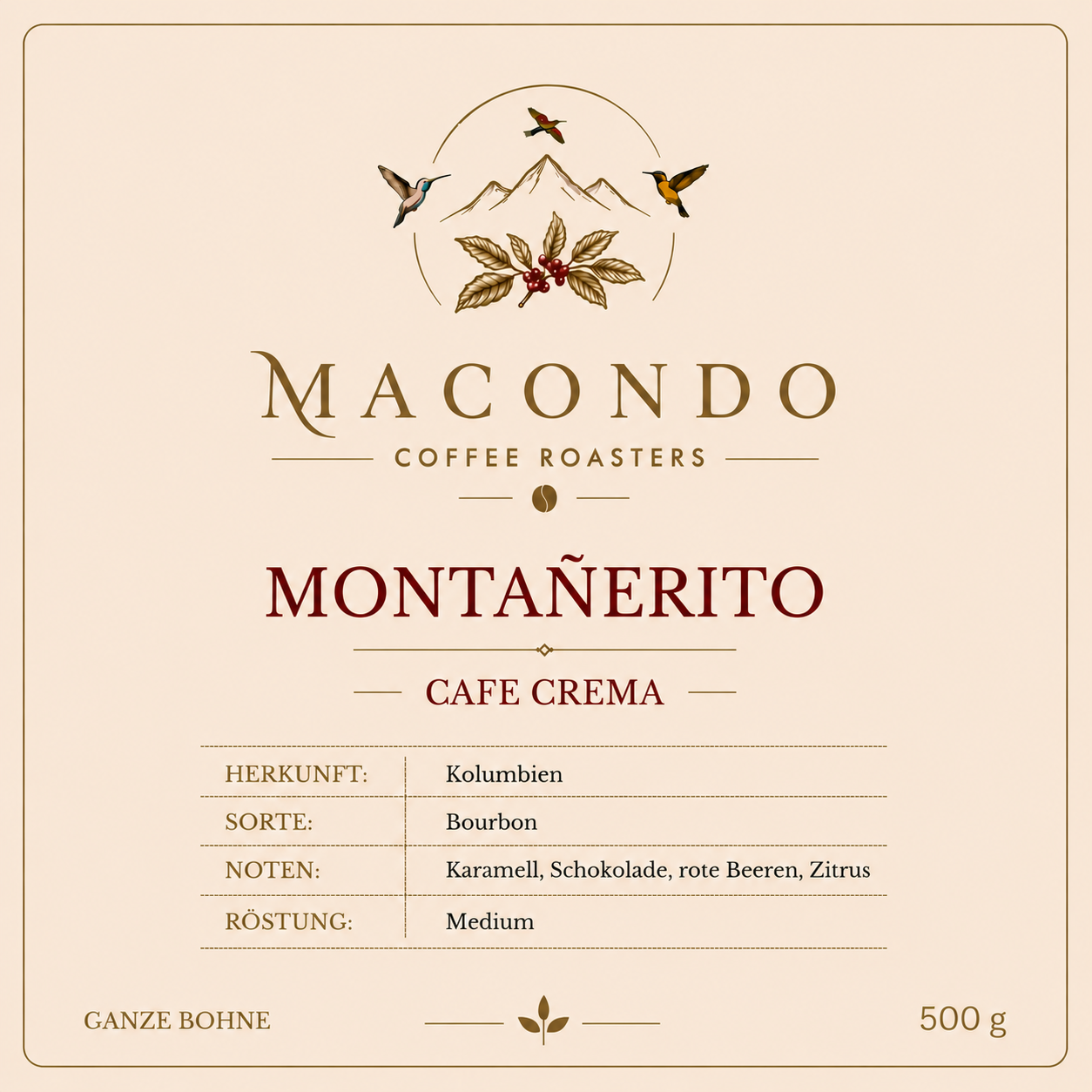 CAFE CREMA MONTAÑERITO